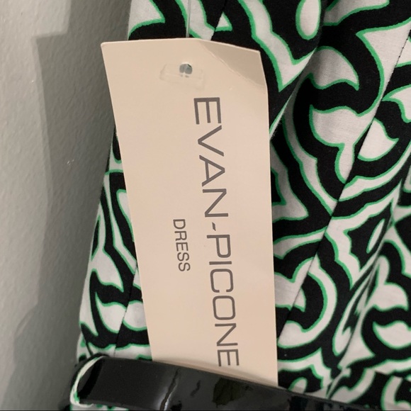 *NWT* Evan-Picone Garden of Eden Midi Dress - Picture 10 of 11